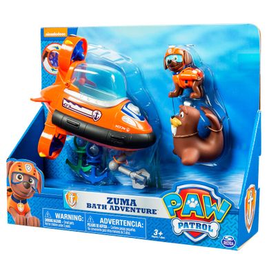 Psi Patrol, Zuma i mors, zestaw, pojazd i 2 figurki