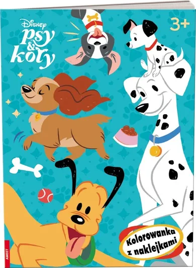 Psy & Koty. Kolorowanka z naklejkami