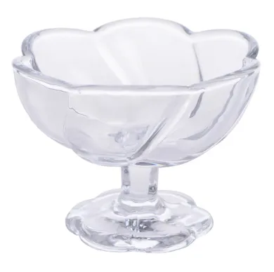 Pucharek do lodów, szklany, 9-6.5 cm