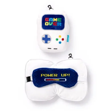 Puckator, Game Over, poduszka podróżna z maską na oczy