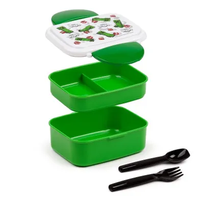 Puckator, Minecraft, lunchbox ze sztućcami