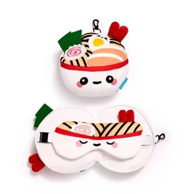 Puckator, Nori Miska Ramen, poduszka podróżna i maska na oczy