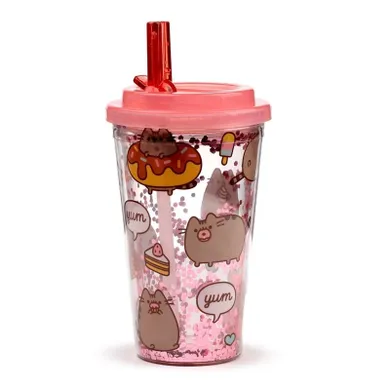 Puckator, Pusheen, kubek ze słomką, 450 ml