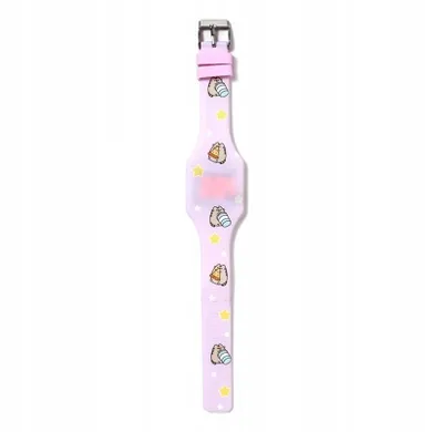 Puckator, Pusheen, silikonowy zegarek cyfrowy, Foodie, 1 szt.