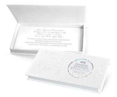 Pudełko ozdobne na banknoty. Komunia