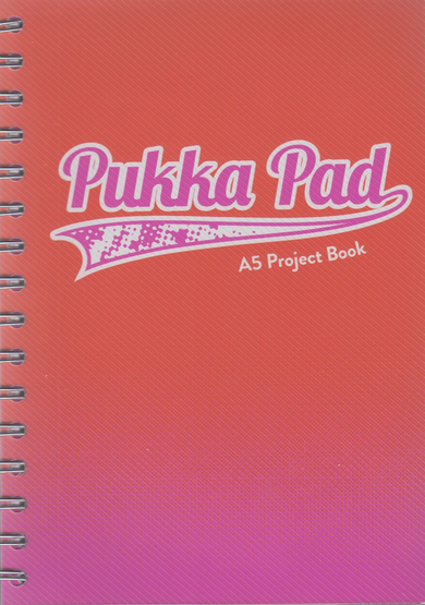 Pukka Pad, kołozeszyt, A5, Fusion Project Book, pomarańczowy
