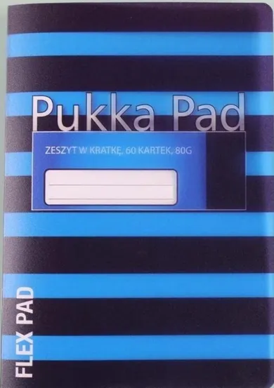 Pukka Pad, zeszyt w kratkę, A5, 60 kartek, niebieski, 1 szt.