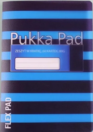 Pukka Pad, zeszyt w kratkę, B5, 60 kartek, Navy, niebieski