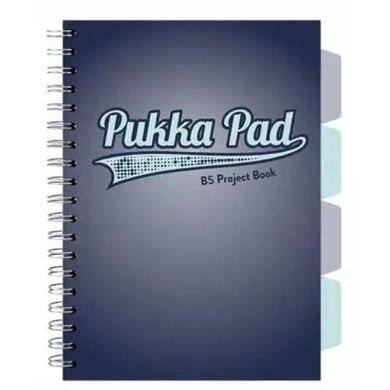 Pukka Pads, kołozeszyt B5, Project Book, Navy, Granatowy