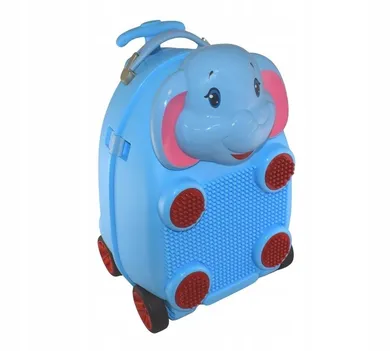 Pulio, walizka podróżna z klockami, słoń