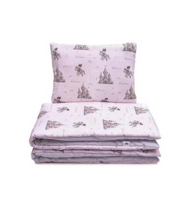 Pulp, Królewna Śnieżka, komplet pościeli z bawełny satynowej, z wypełnieniem, 100-135 cm