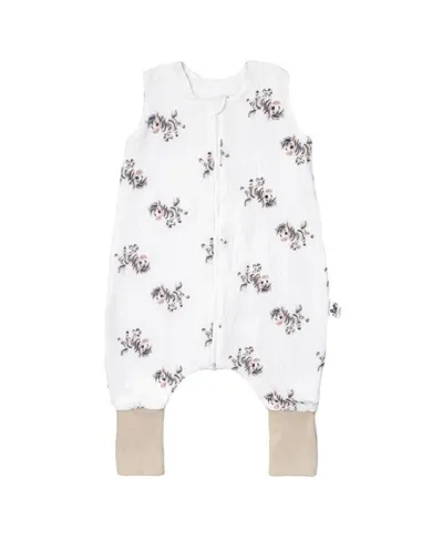 Pulp, Wesoła Zebra, śpiworek ze skarpetkami, muślinowy, TOG 1.75, 2-4l