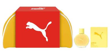 Puma, Puma Yellow, zestaw woda toaletowa + kosmetyczka, 40 ml