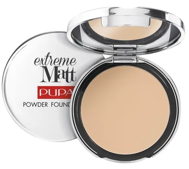 Pupa, Extreme Matt Compact Powder Foundation, pudrowy podkład w kompakcie 002, 11 g