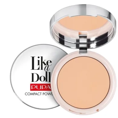 Pupa, Like A Doll Nude Skin Compact Powder, puder matujący 004, 10 g