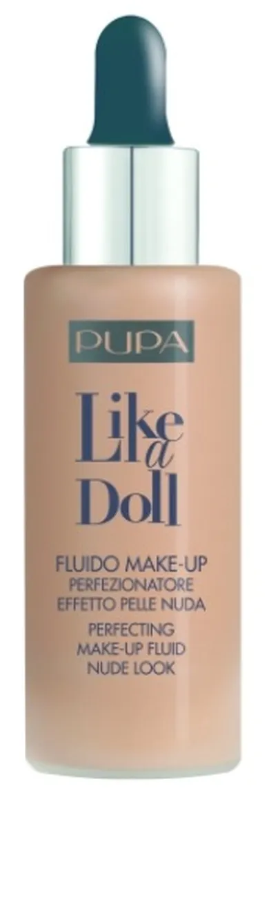 Pupa, Like A Doll Perfecting Make-Up Fluid, lekki podkład upiększający 050, 30 ml