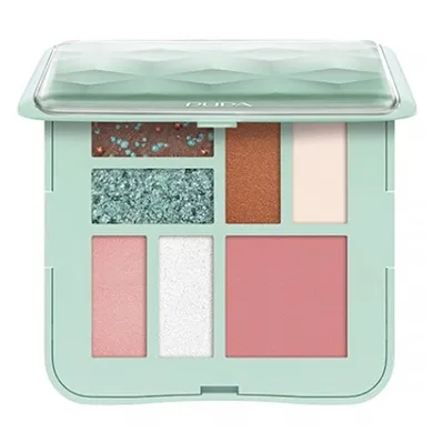 Pupa Milano, 3D Effects Design S Eyeshadow Palette, paleta cieni do powiek, Tiffany, 8g