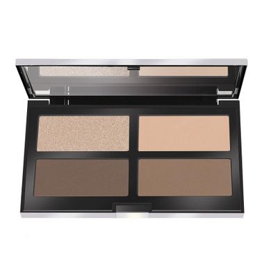 Pupa Milano, Contouring & Strobing Ready 4 Selfie Powder Palette, paleta pudrów do konturowania i strobingu, 003 Dark Skin, 17.5g
