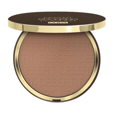 Pupa Milano, Desert Bronzing Powder, puder brązujący, 003 Amber Light, 30g