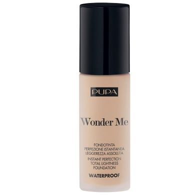 Pupa Milano, Wonder Me Fluid Foundation, podkład do twarzy, 020 Light Beige, 30 ml