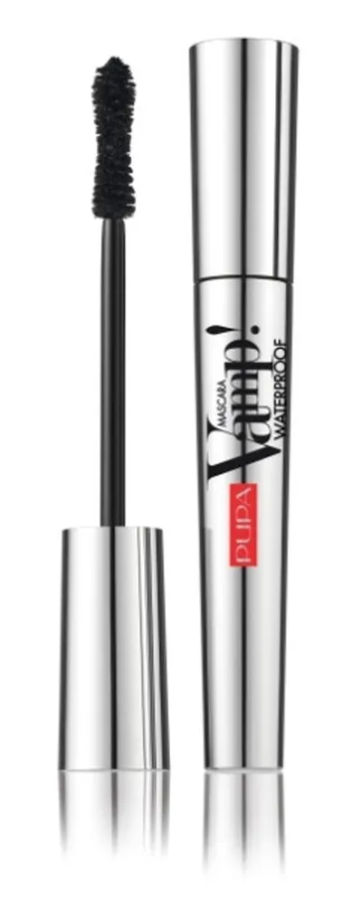 Pupa, Vamp Mascara, wodoodporny tusz do rzęs, 001 Black, 9 ml