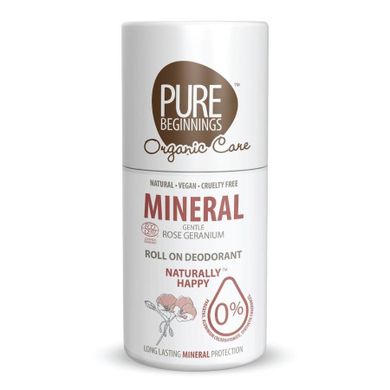 Pure Beginnings, Organic Care, dezodorant w kulce, Mineral, 75 ml