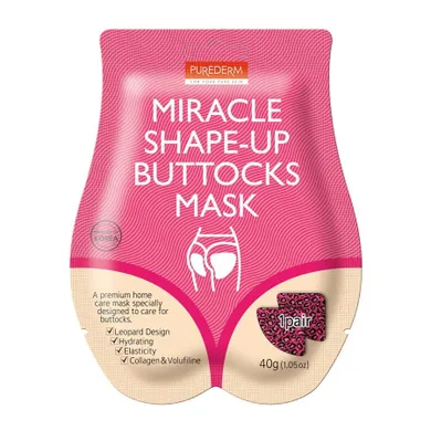 Purederm, Miracle Shape-Up Buttocks Mask, maska modelująca pośladki, 40 g