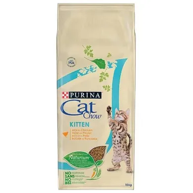 Purina, Cat Chow, Kitten, sucha karma dla kociąt, 15 kg