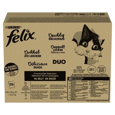 Purina, Felix, Fantastic Duo Mix, karma mokra dla kota, 120-85g