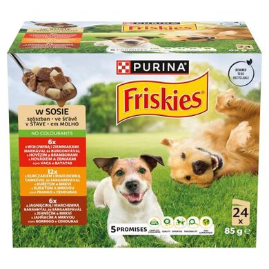 Purina Nestle, mokra karma dla psów dorosłych, włowina, kurczak, jagnięcina, 24-85g