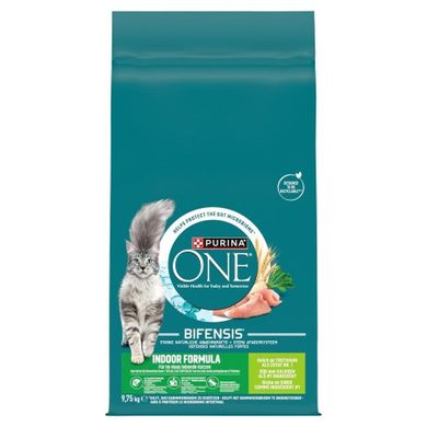 Purina, One Indoor Formula, sucha karma dla kota, indyk, 9,75 kg