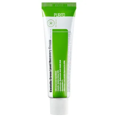 Purito, Centella Green Level Recovery Cream, regenerujący krem na bazie wąkroty azjatyckiej, 50 ml