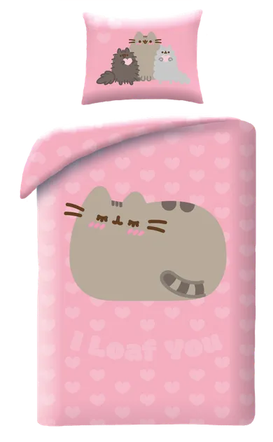 Pusheen, 2-częściowy komplet pościeli, 140-200 cm