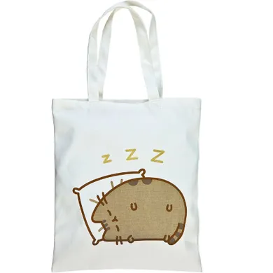 Pusheen, bawełniana torba na zakupy, 34-38 cm