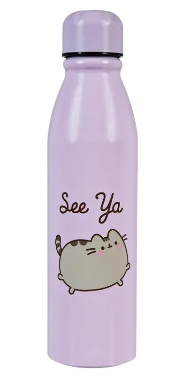 Pusheen, butelka termiczna, metalowa, 600 ml