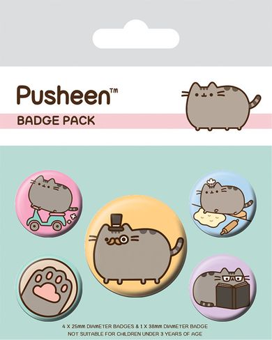 Pusheen, fancy przypinki