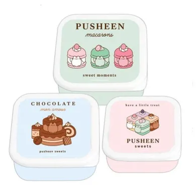 Pusheen, lunchbox, 3 szt.