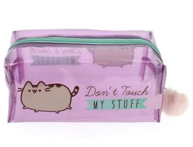 Pusheen, piórnik kosmetyczka, transparentny