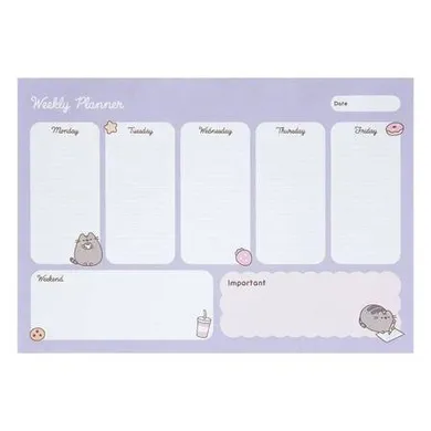 Pusheen, planner tygodniowy A4