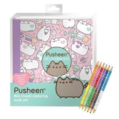 Pusheen, podróżny zestaw do kolorowania