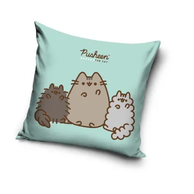 Pusheen, poszewka na poduszkę, 40-40 cm