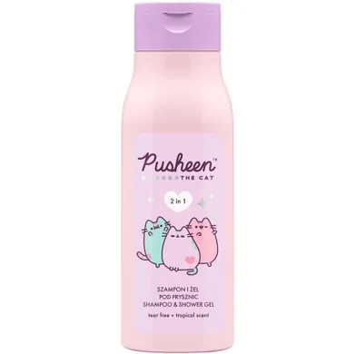 Pusheen, Shampoo & Shower Gel, szampon i żel pod prysznic 2w1, 400 ml