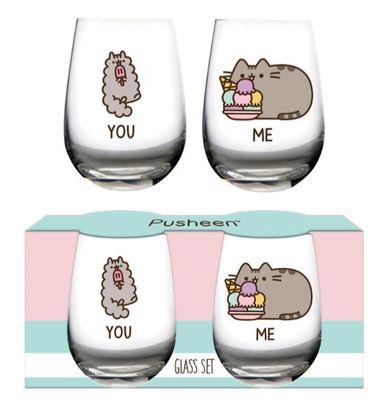 Pusheen, zestaw 2 szklanek, 250 ml