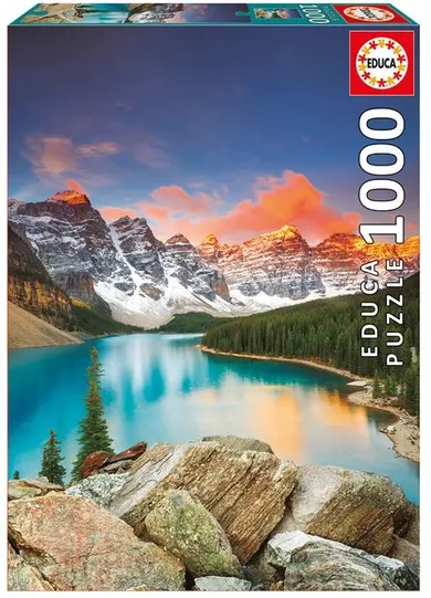 Puzzle, Jezioro Moraine, Park Narodowy Banff, Kanada, 1000 elementów