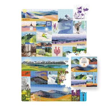Puzzlove, CzuCzu, Polskie góry, puzzle, 1000 elementów