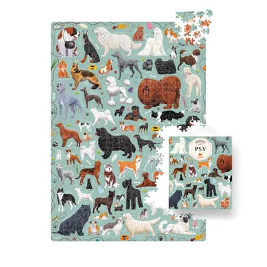 Puzzlove, CzuCzu, Psy, puzzle, 1000 elementów