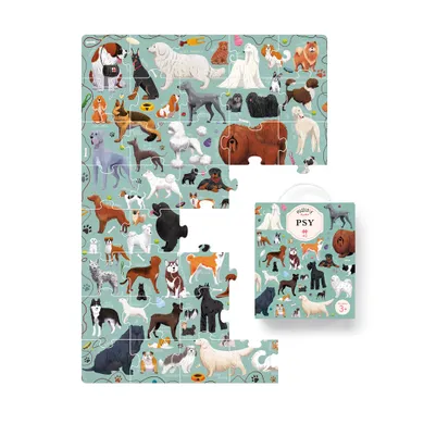 Puzzlove, CzuCzu, Psy, puzzle, 40 elementów