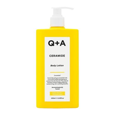 Q+A, Ceramide Body Lotion, regenerujący balsam do ciała z ceramidami, 250 ml