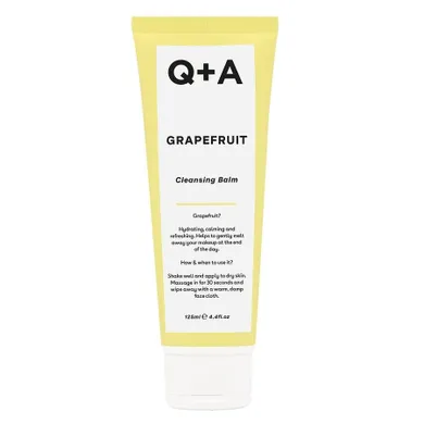 Q+A, Grapefruit Cleansing Balm, balsam do mycia twarzy z grejpfrutem, 125 ml