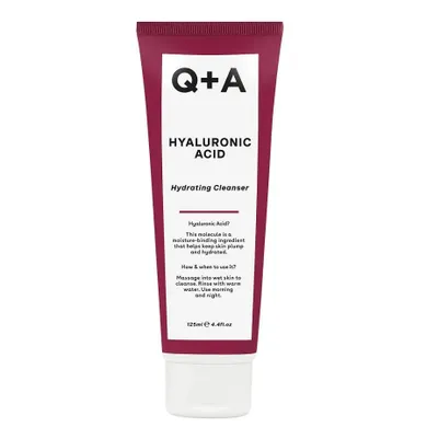 Q+A, Hyaluronic Acid Gel Cleanser, żel do mycia twarzy z kwasem hialuronowym, 125 ml